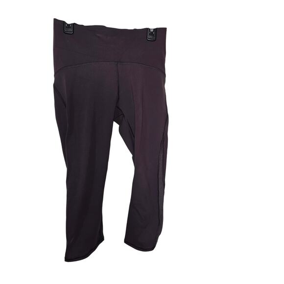 LULULEMON Train Times Crop 21" Vintage Purple Plum Excellent Condition - Picture 2 of 5